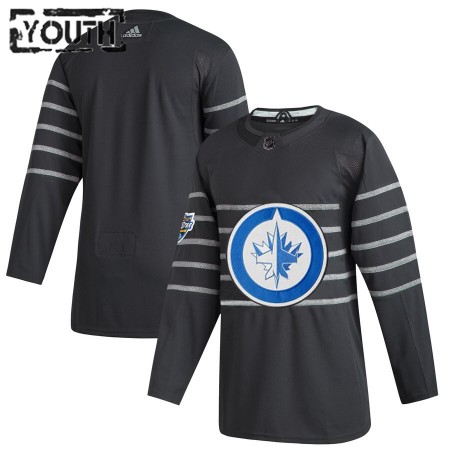 Camisola Winnipeg Jets Blank Cinza Adidas 2020 NHL All-Star Authentic - Criança